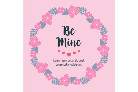 Beautiful Greeting Card Be Mine: A Charming Way to Express Your Affection