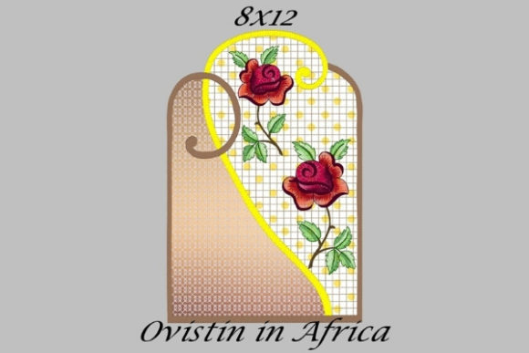 Beautiful Rose Floral Applique Placemat: A Touch of Elegance for Your Table
