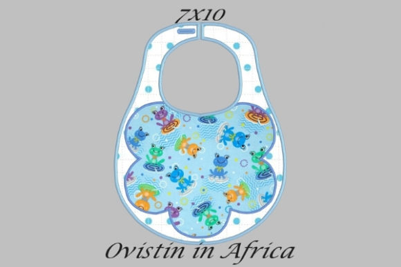 Charming Floral Baby Bib for Small Infants