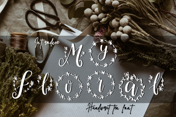 Discover the Elegance of My Floral Font