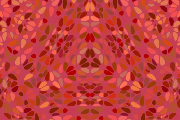Dynamic Round Mosaic Patterns: A Hypnotic Blend of Art and Design