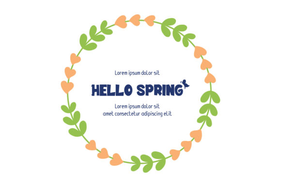 Elegant Hello Spring Greeting Card Decor: A Perfect Blend of Nature and Art