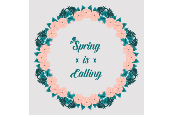 Elegant Spring Calling Card Design: A Fresh and Refined Approach