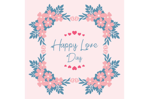 Embrace the Elegance of Unique Frames for Happy Love Day Cards