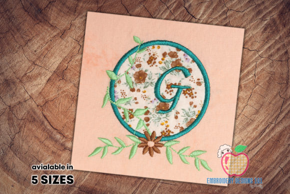Enhance Your Designs with Beautiful Floral Frame Applique