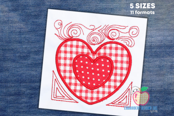 Exploring the Art of Double Floral Heart Applique: A Guide for Embroidery Enthusiasts