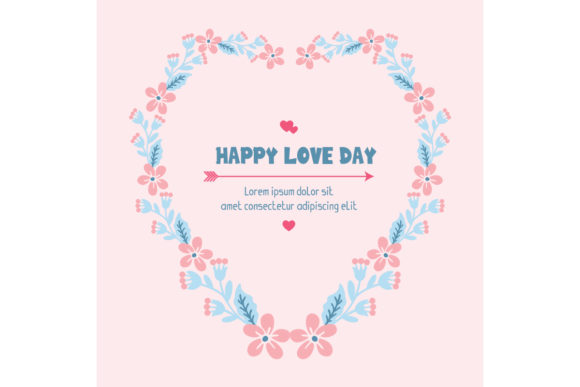 Simple Happy Love Day Card: A Touch of Elegance